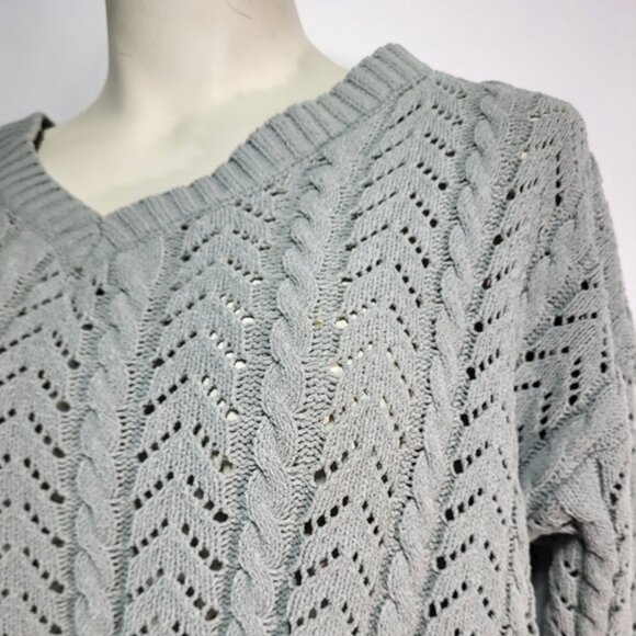 Jessica Simpson Green Slouch Sweater - Picture 4 of 10